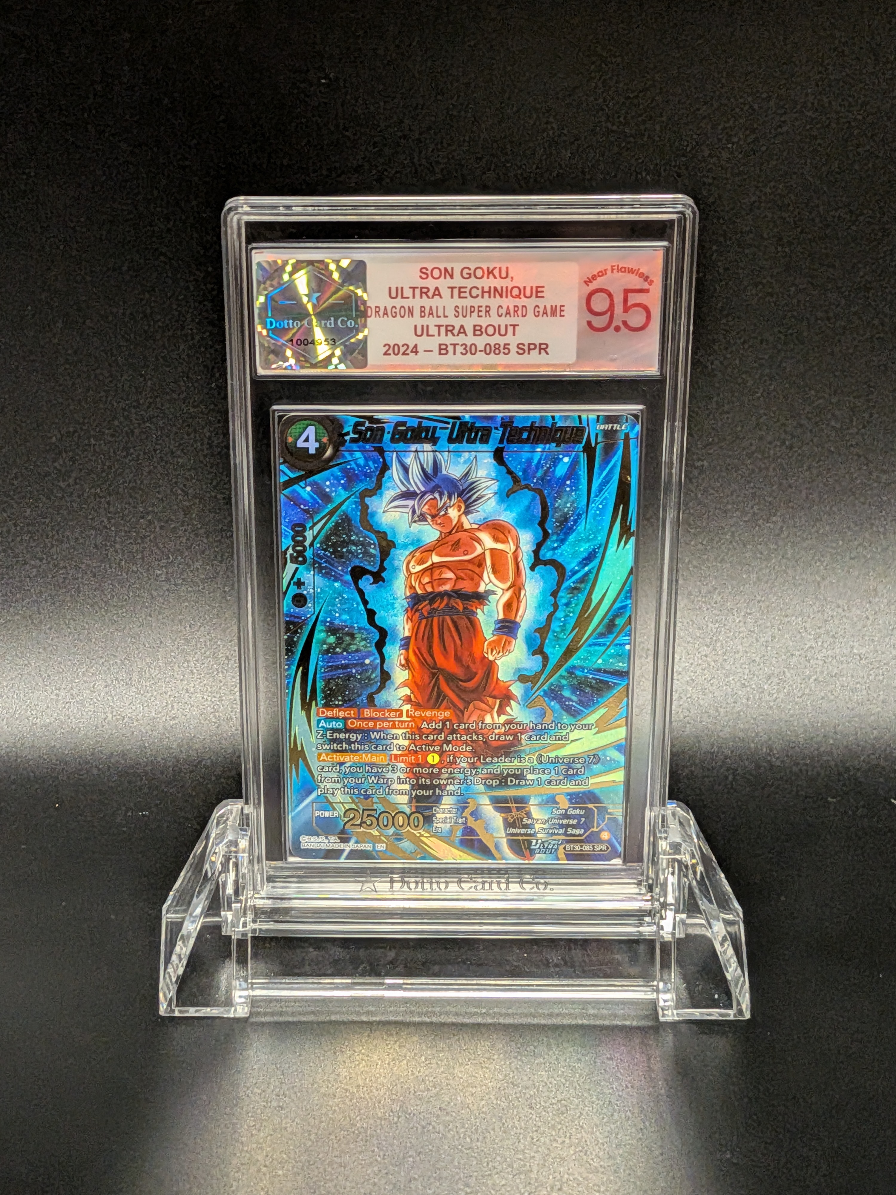 Son Goku, Ultra Technique - BT30-085 SPR - 2024 — front of slab