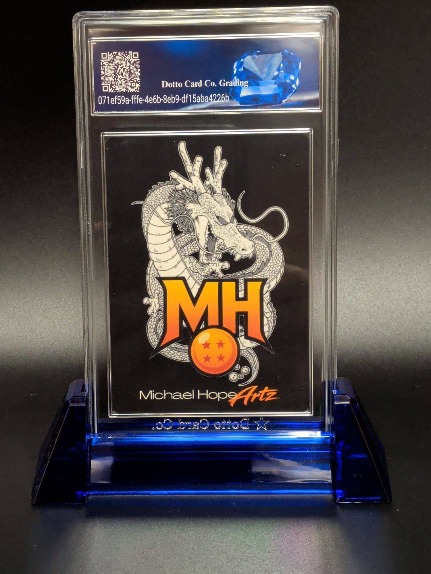 Super Saiyan 4 Goku - Michael Hope Auto - 2026 — back of slab