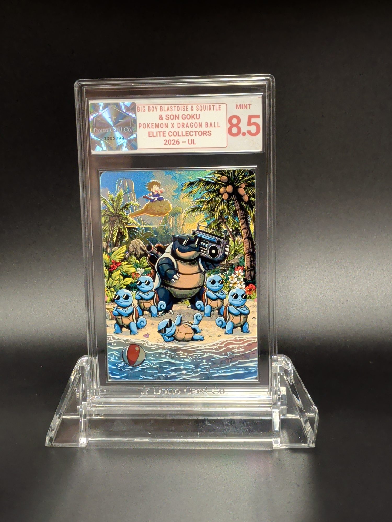 Big Boy Blastoise & Squirtle / Son Goku - 2026 — front of slab