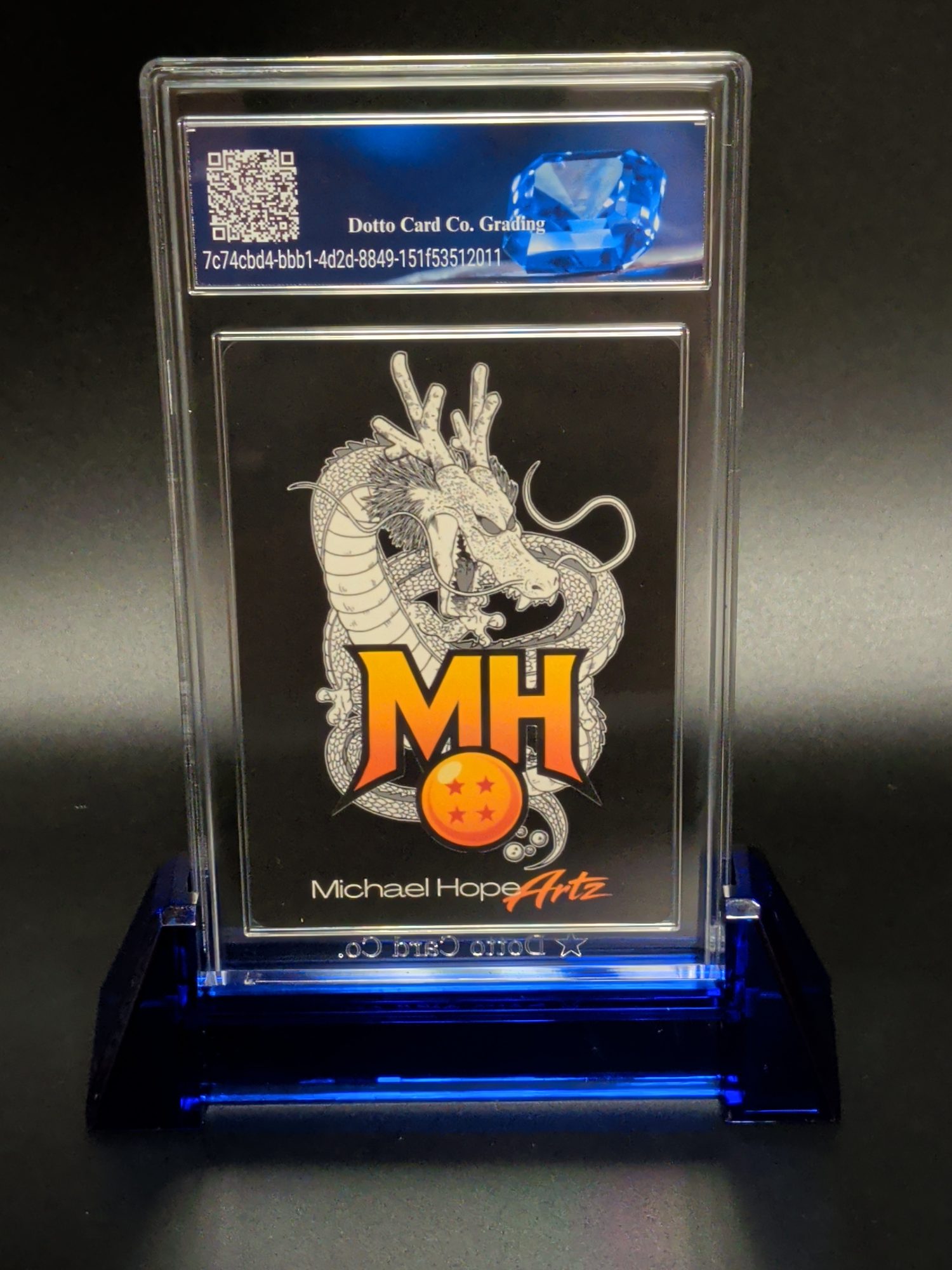 Super Saiyan Kid Goku - Michael Hope Auto - 2026 — back of slab