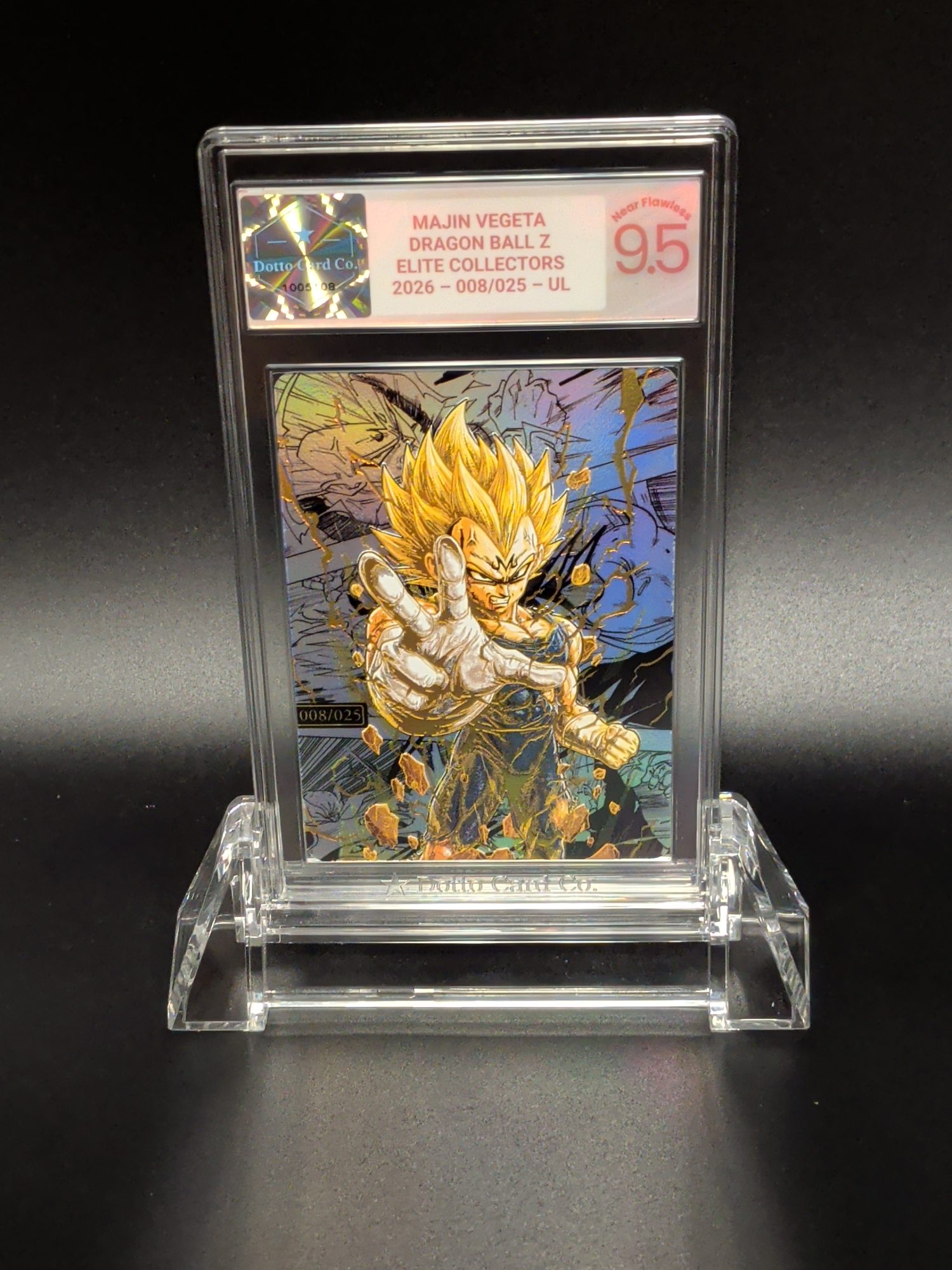 Majin Vegeta - 008/025 - 2026 — front of slab