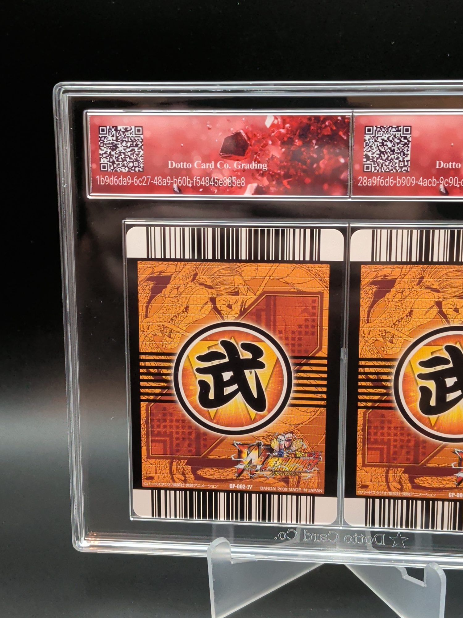 ベジータ - Vegeta - CP-002-IV - 2009 — back of slab
