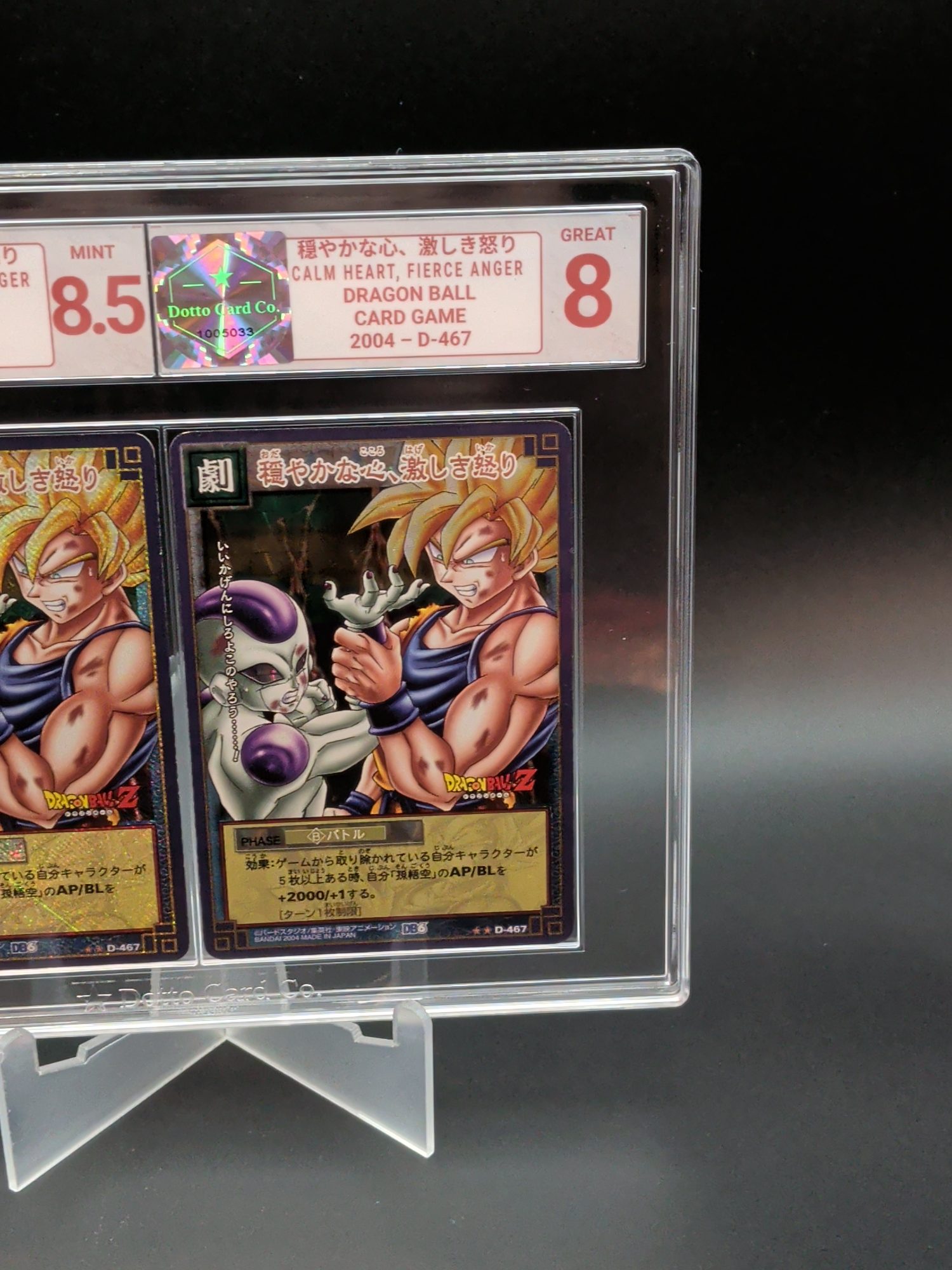 穏やかな心、激しき怒り - Calm Heart, Fierce Anger - D-467 - 2004 — front of slab