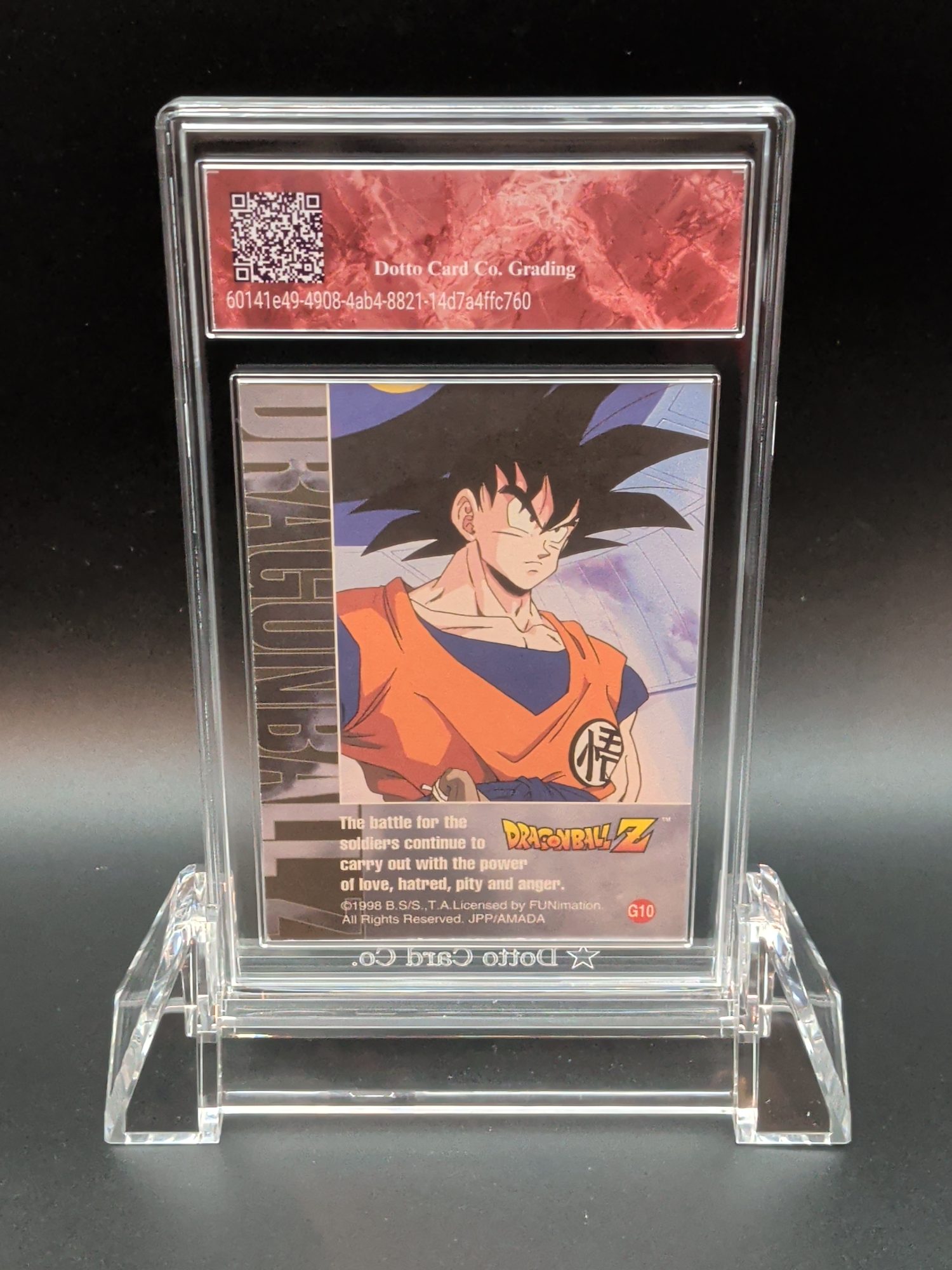 Porunga - G10 - 1998 — back of slab