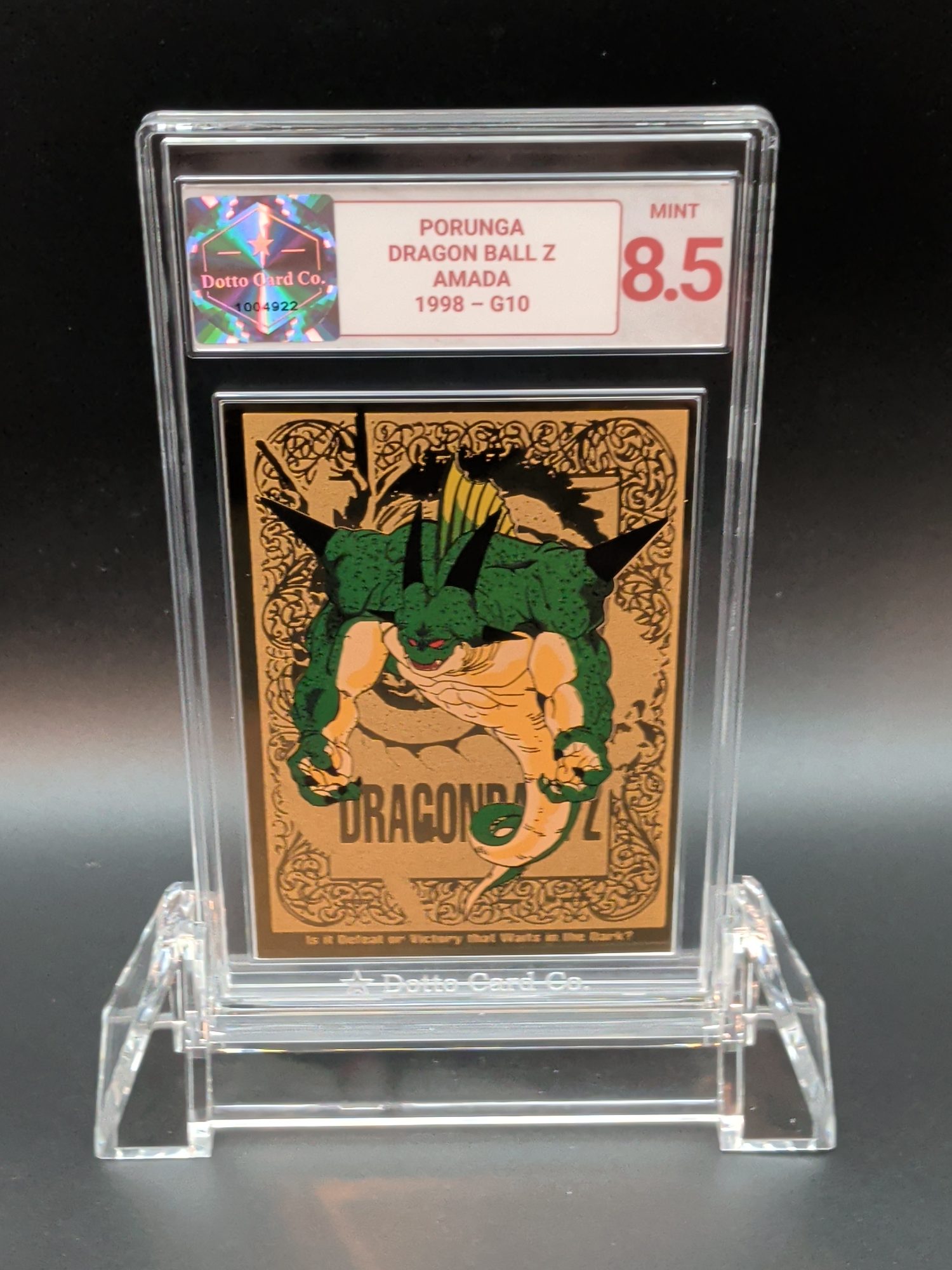 Porunga - G10 - 1998 — front of slab