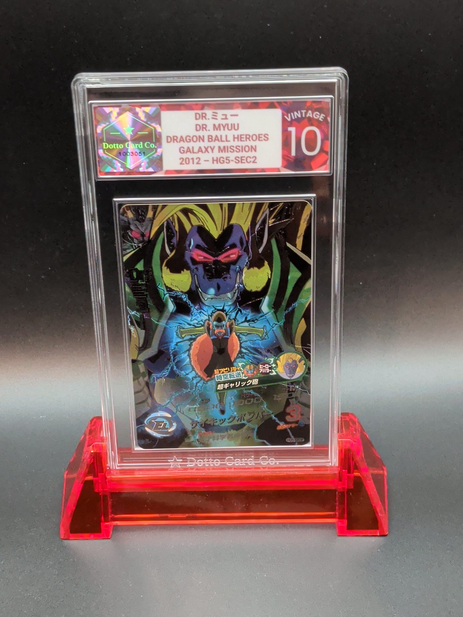 Dr.ミュー - Dr. Myuu - HG5-SEC2 - 2012 — front of slab
