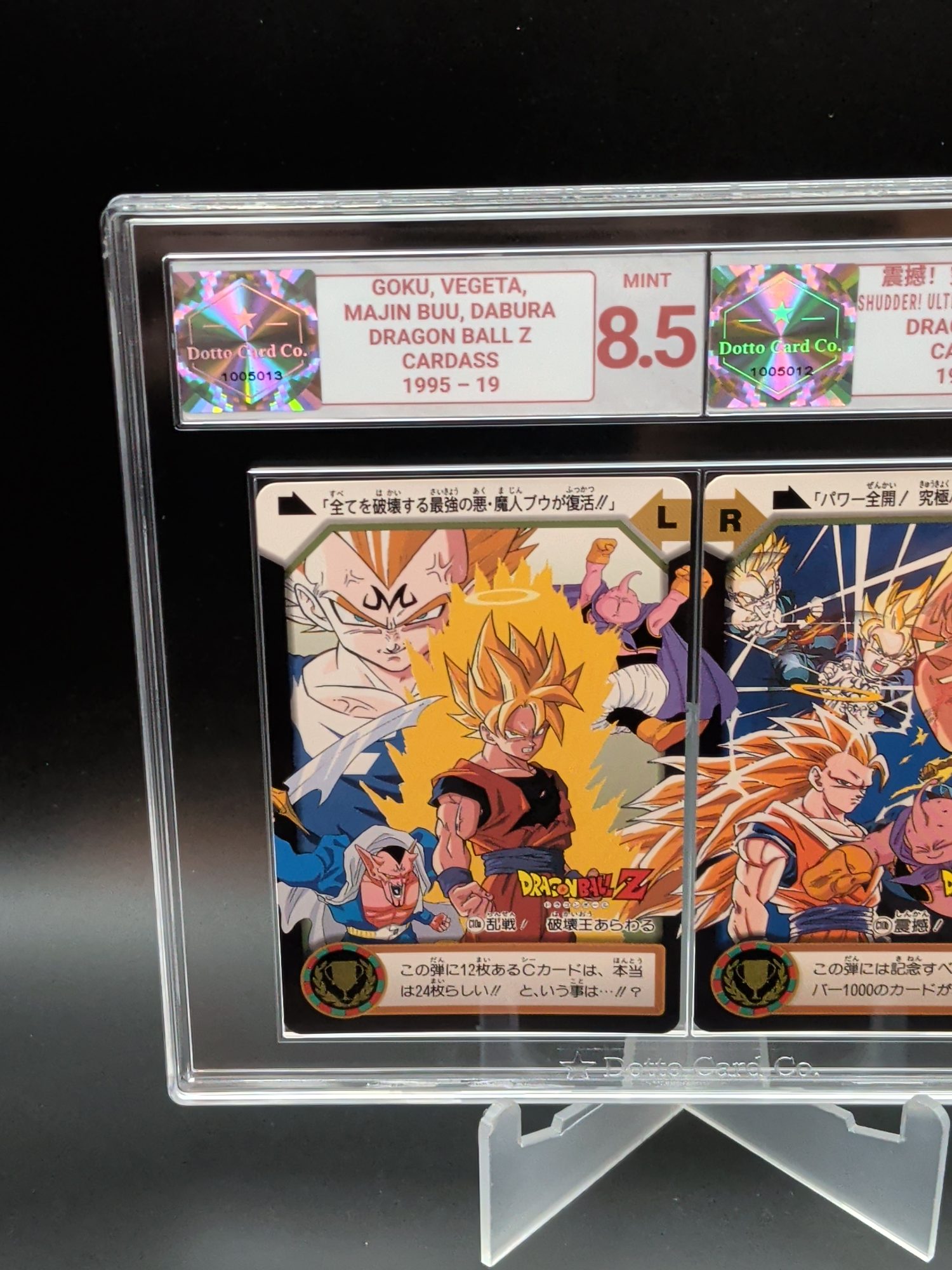 Goku, Vegeta, Majin Buu, Dabura - 19 - 1995 — front of slab