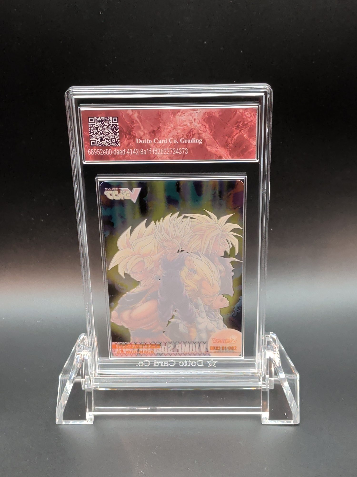カードファイル限定スペシャルカード - Z Fighters - DBLM-01-164 - 2005 — back of slab