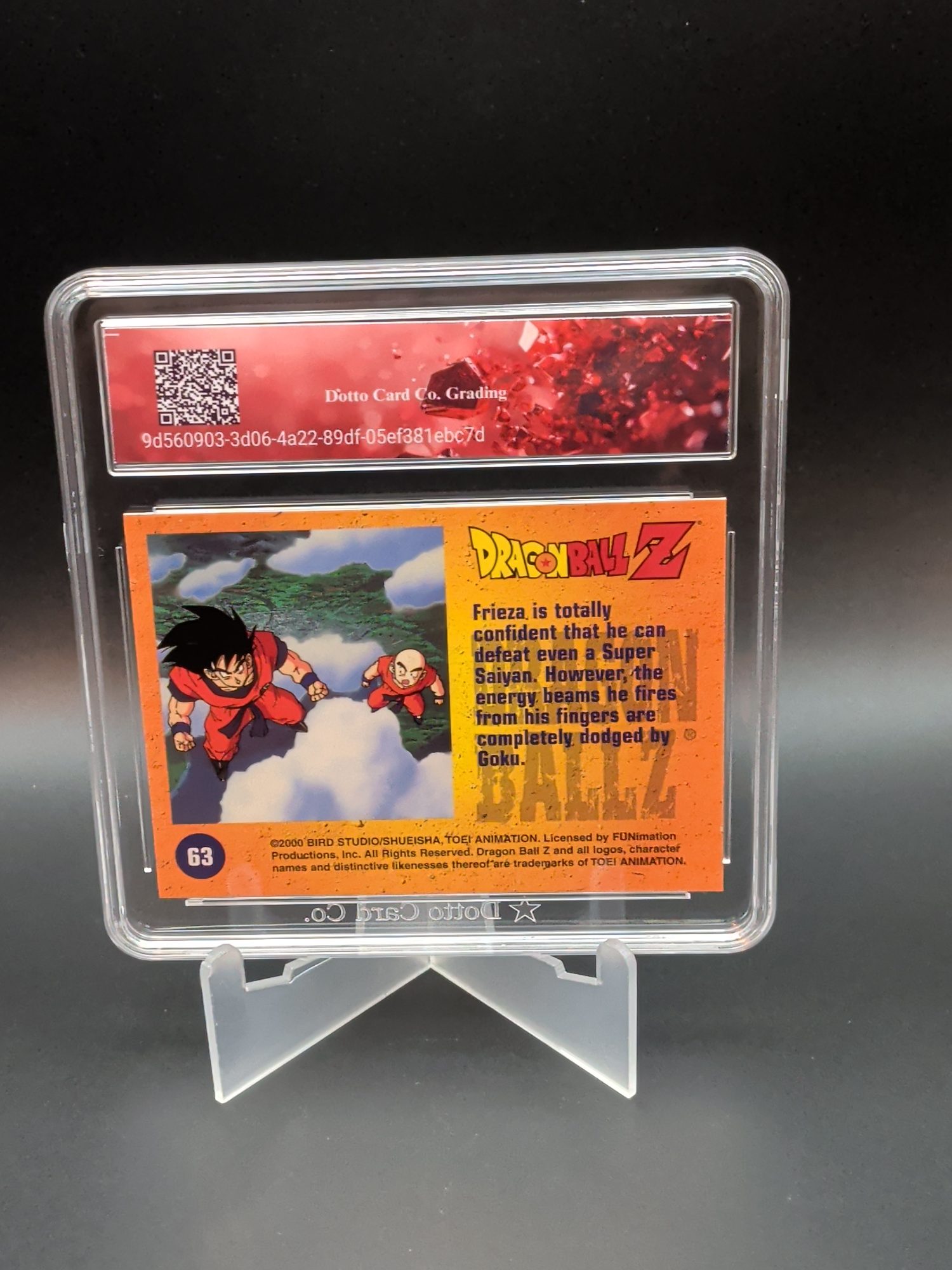 Super Saiyan Goku - 63 - 2000 — back of slab