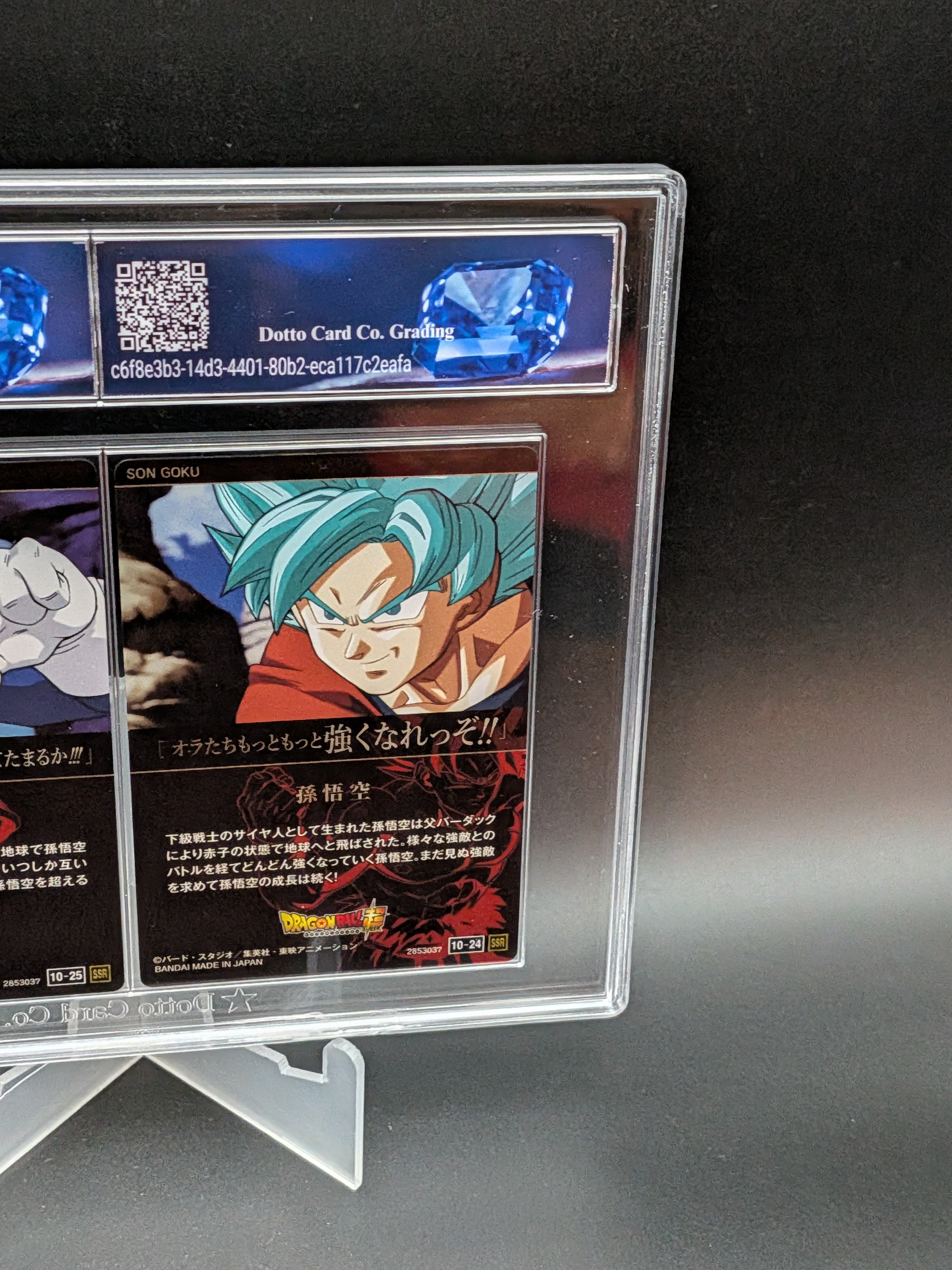 孫悟空 - Son Goku - 10-24 - 2024 — back of slab