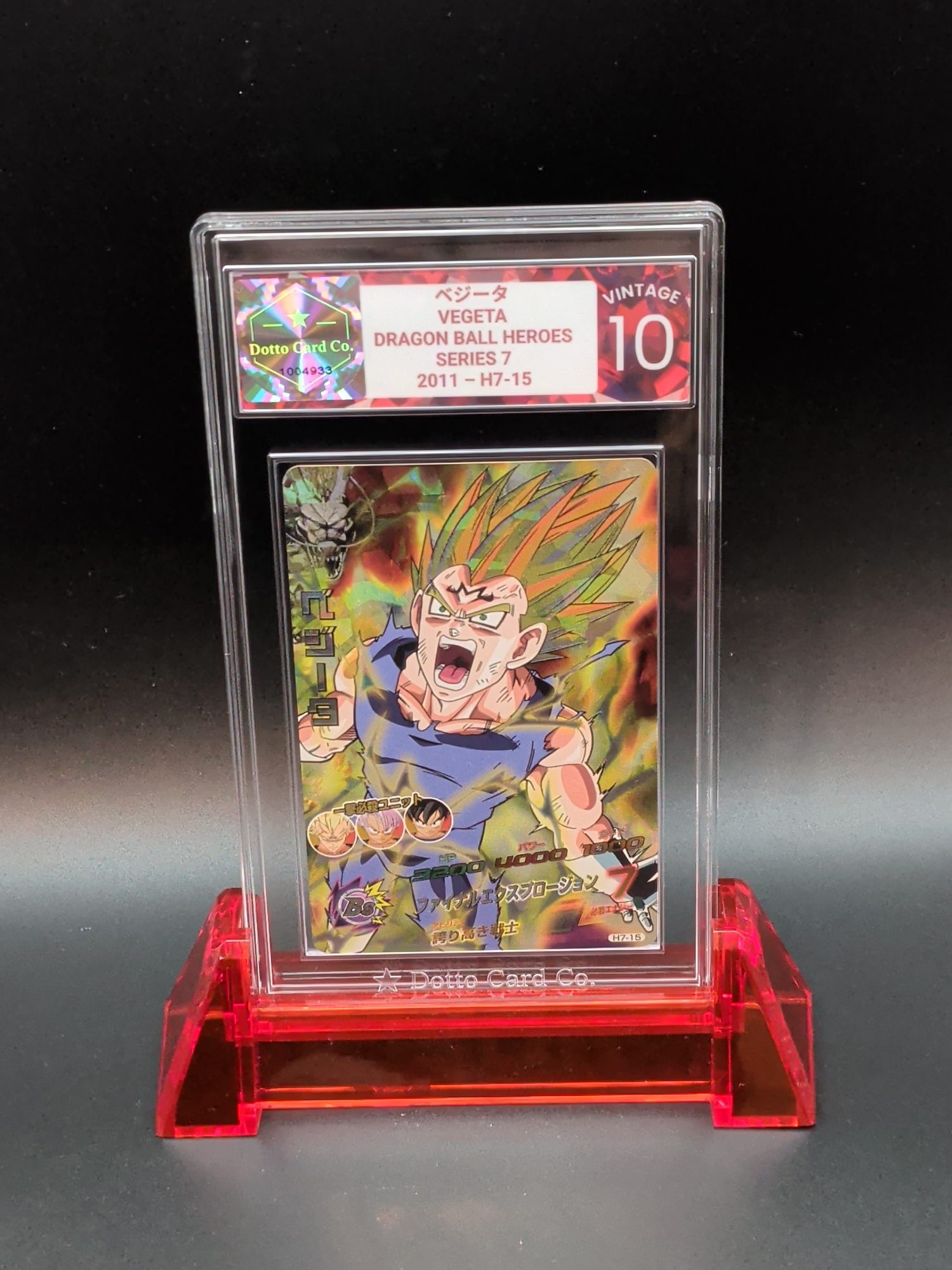 ベジータ - Vegeta - H7-15 - 2011 — front of slab
