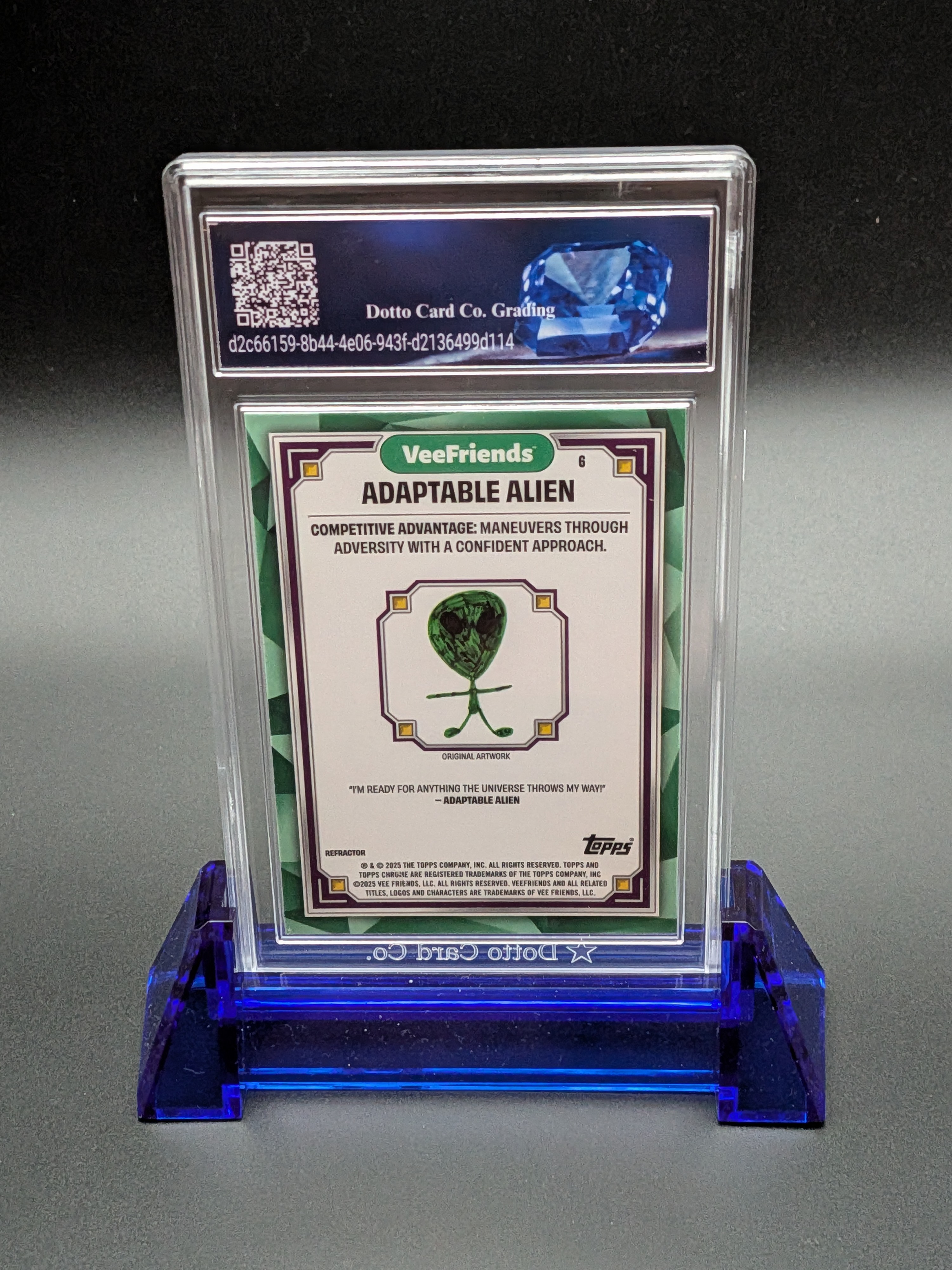 Adaptable Alien - 6 - 2025 — back of slab