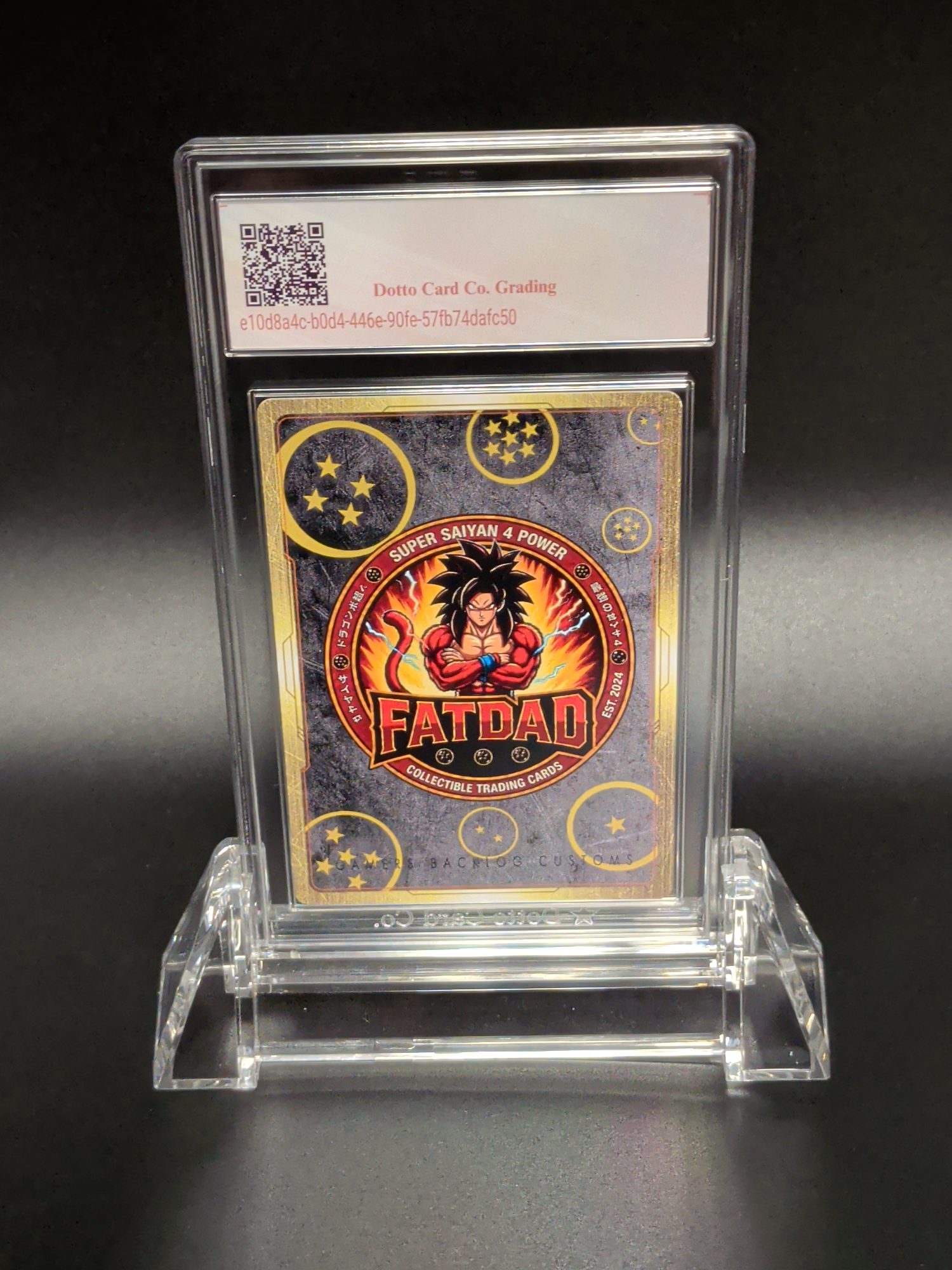 Super Saiyan 4 Saiyans - 025/025 - 2024 — back of slab