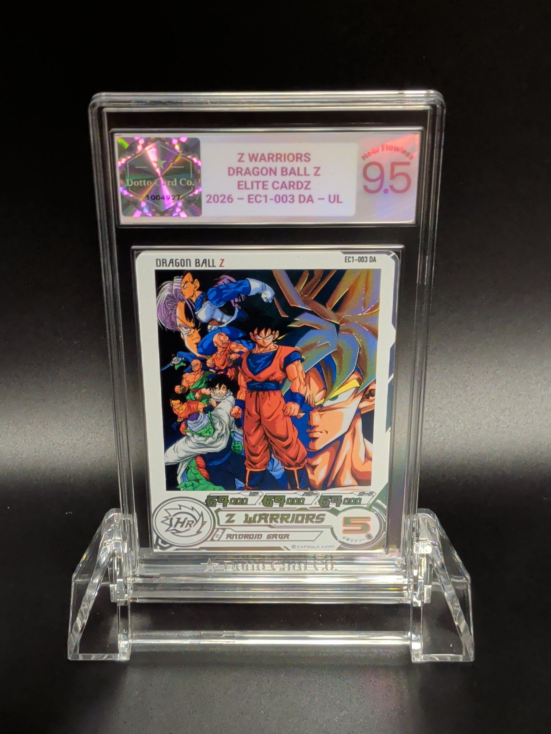 Z Warriors - EC1-003 DA - 2026 — front of slab