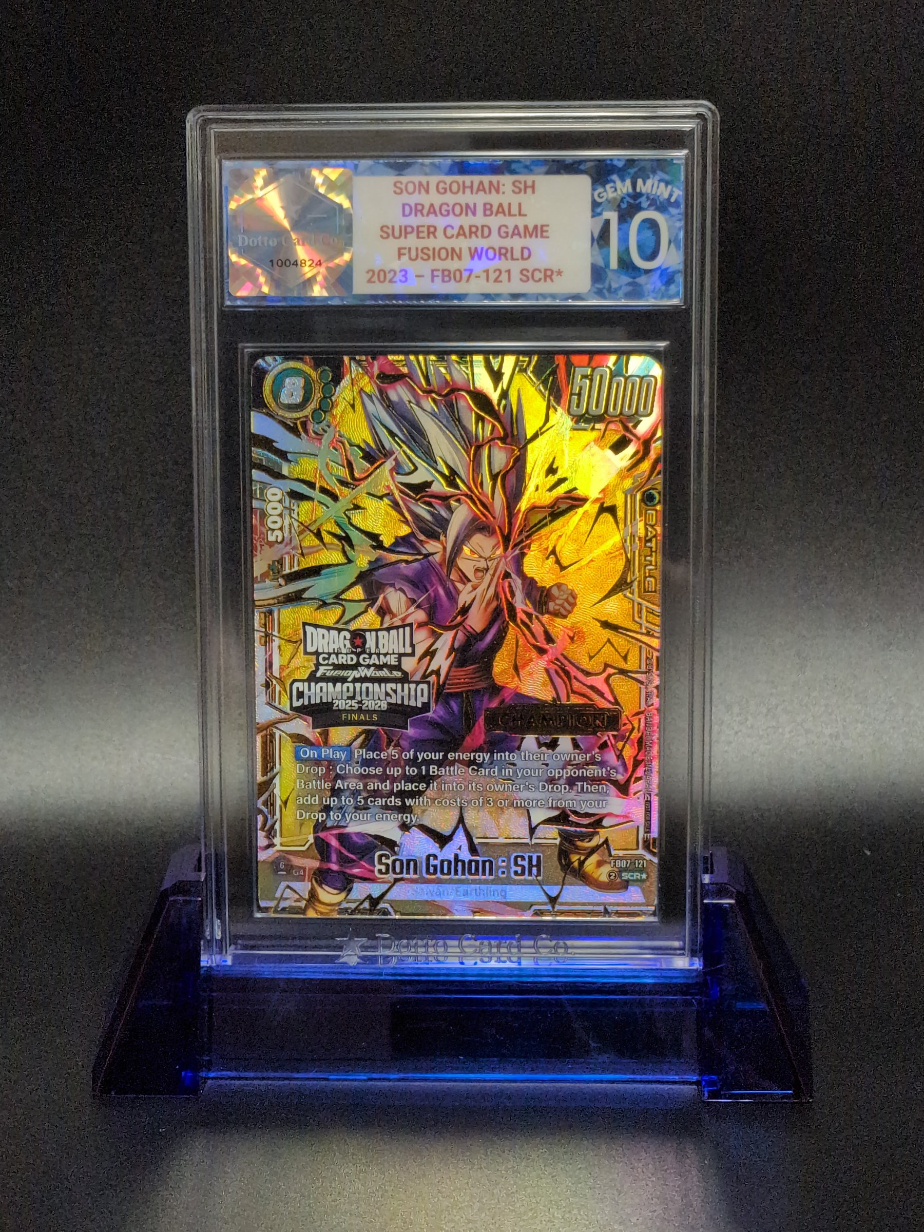 Son Gohan: SH - FB07-121 SCR* - 2023 — front of slab