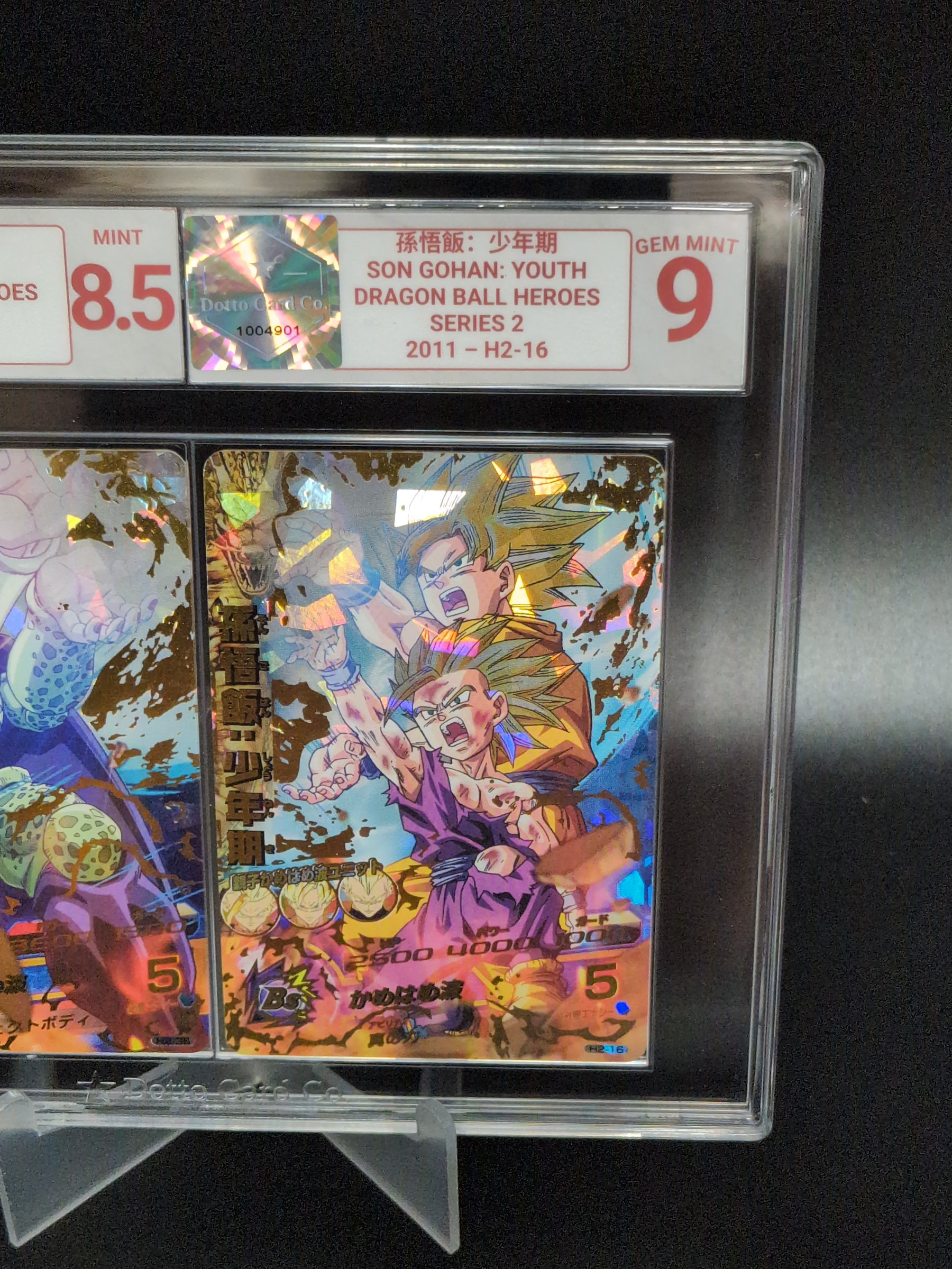 孫悟飯:少年期 - Son Gohan: Youth - H2-16 - 2011 — front of slab