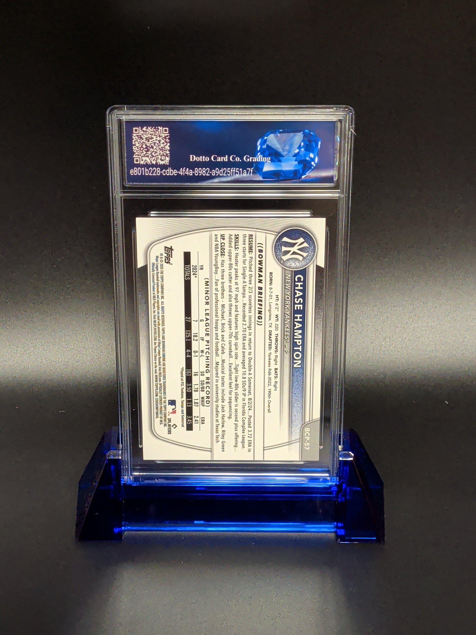 Chase Hampton - BCP-57 - 2023 — back of slab