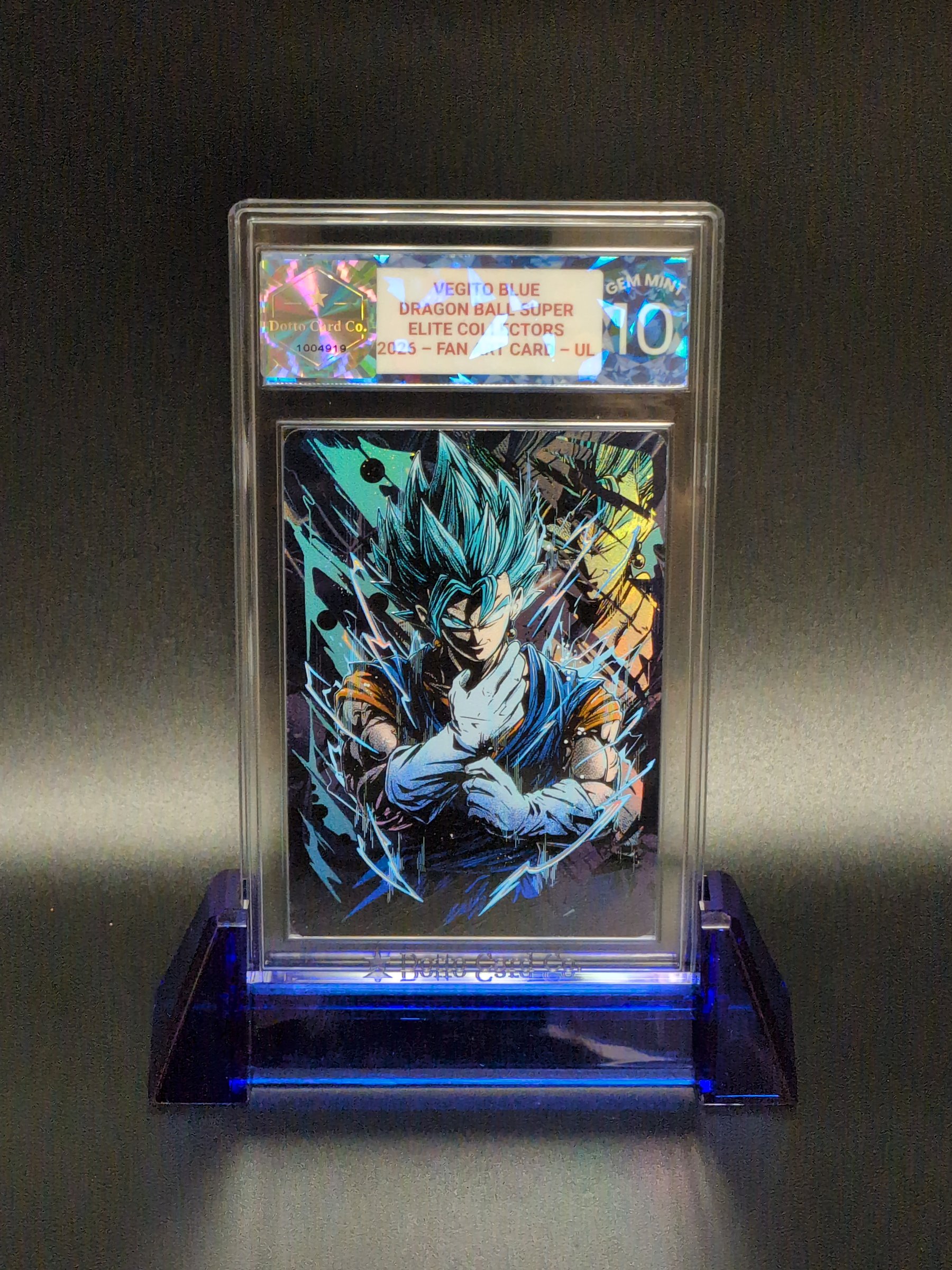 Vegito Blue - Fan Art Card - 2026 — front of slab