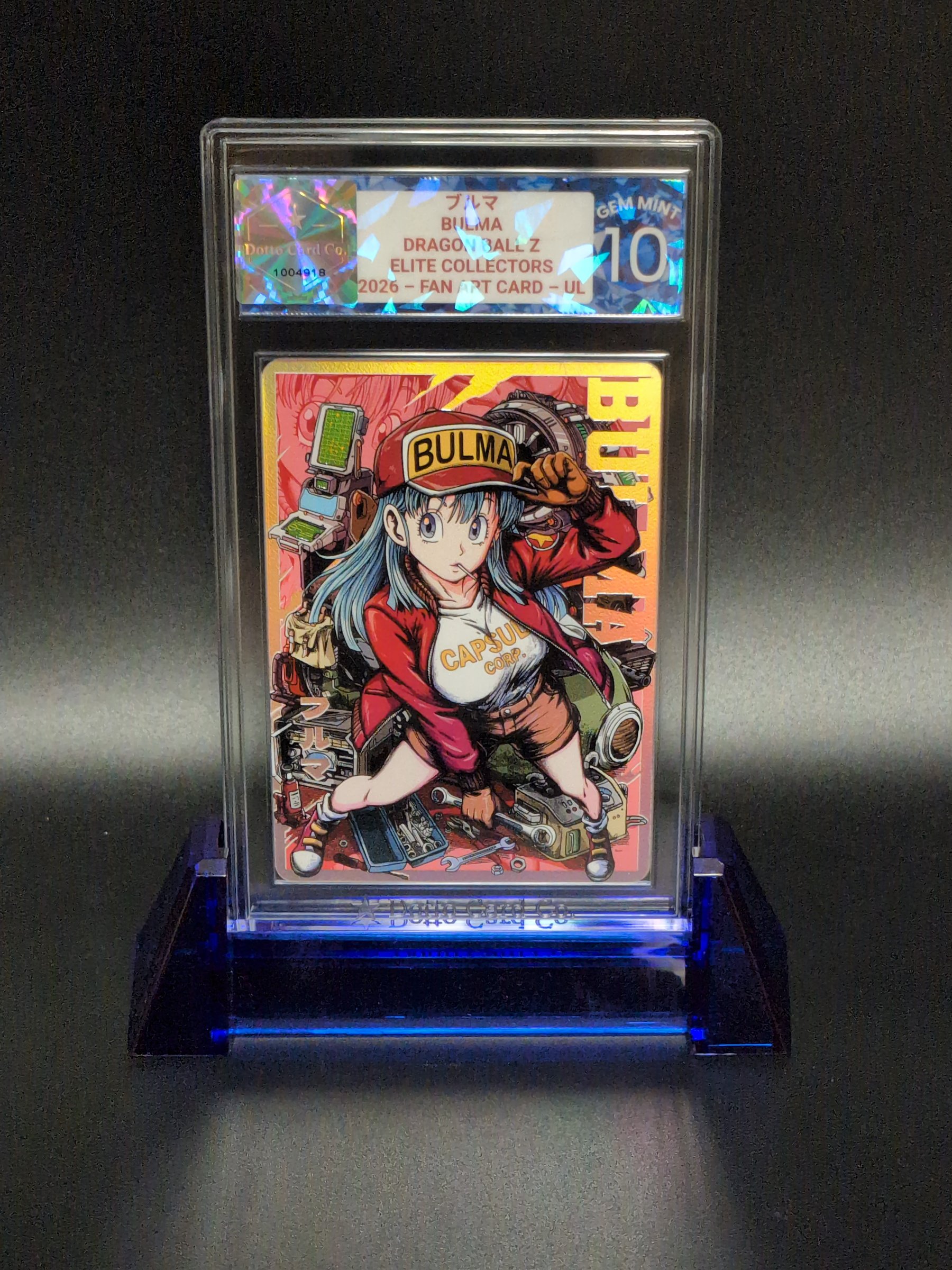 ブルマ - Bulma - Fan art card - 2026 — front of slab