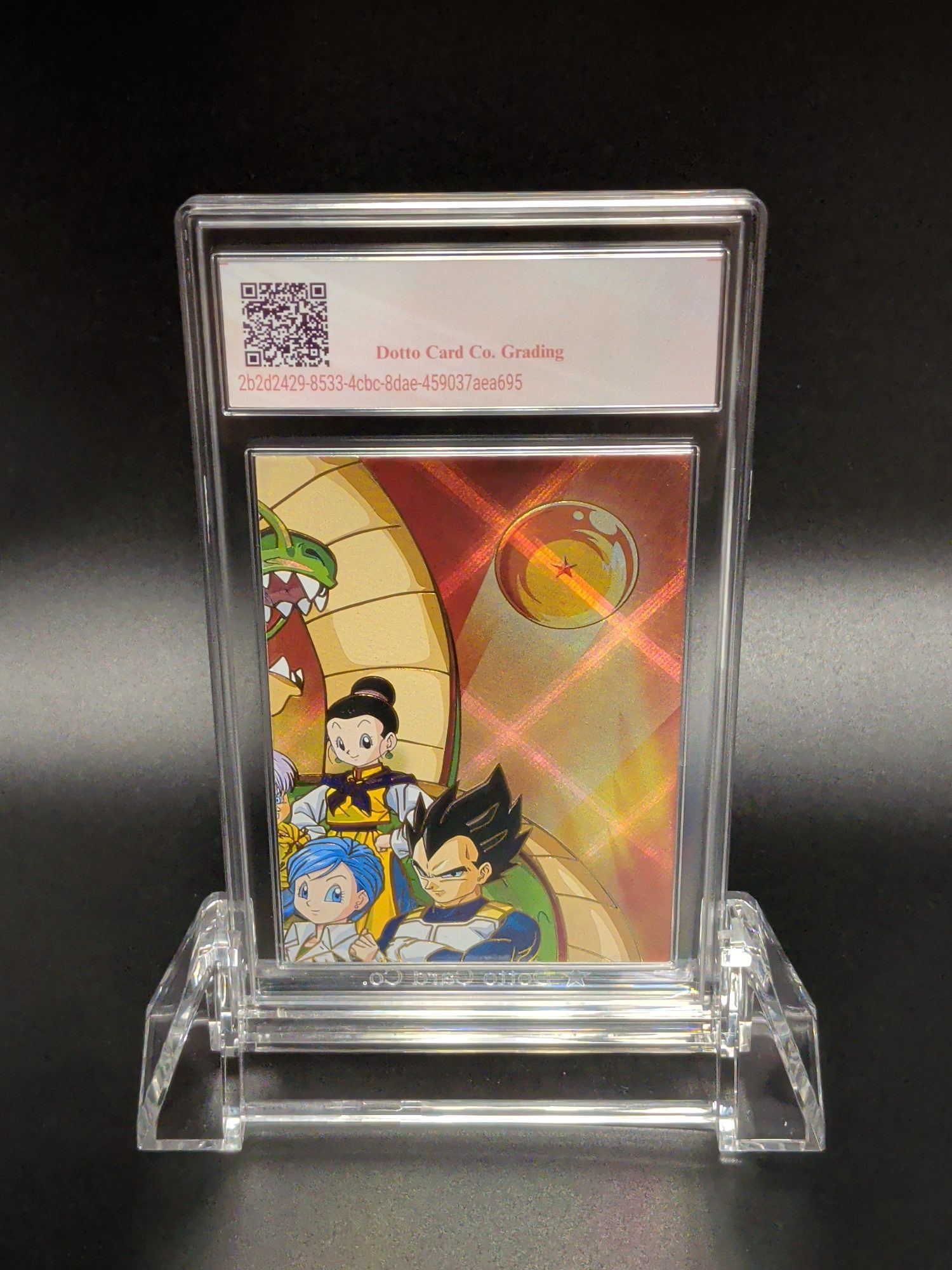 ドラゴンボール超 1 - Fighters From Universe 6 Illustration Card - Mango Cover Vol. 1 - 2025 — back of slab