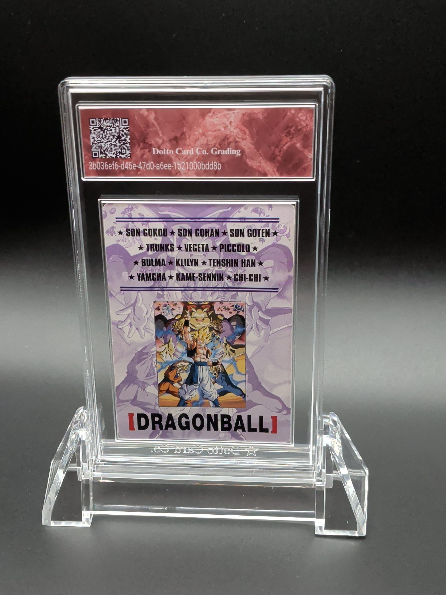 Gogeta & Fusion Fighters - 112 - 1995 — back of slab